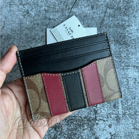 NWT Coach Card Case Wallet Holder - Picture 1 of 4